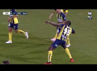 Usain Bolt scores 2 goals in first A-League trial start