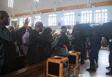 Mahama Weeps As Security Guard Laid To Rest