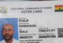 Nigerian Arrested With New Voter Card At Aflao