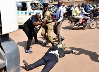 Ugandan arrested for flogging president’s effigy publicly