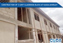 CODA INITIATES DEVELOPMENTAL PROJECTS IN AWUTU SENYA EAST CONSTITUENCY