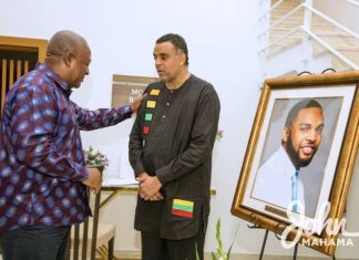 PHOTOS: John Mahama Commiserate With Heward-Mills Family