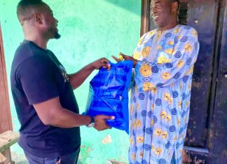 Aspiring Ablekuma Central NDC Constituency Youth Organiser Donates to Constituents