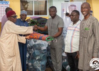 JEFFERSON SACKEY DONATES TO MUSLIMS IN ABLEKUMA CENTRAL