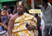 Abass Sariki makes first public appearance as an Akropong chief at Odwira festival