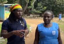 Meet the 56-year-old woman who is sharing a classroom with her grandchildren in SHS 1