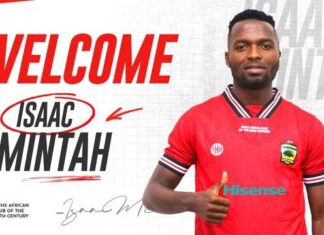Asante Kotoko have Completed the Signing of Isaac Mintah.