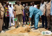 AMA Cut sod for Six Developmental Projects
