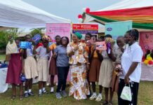 Royal Women In Cinema Ghana and Empower Playgrounds Elevate Young School Girls on World Menstrual Hygiene Day in Shime